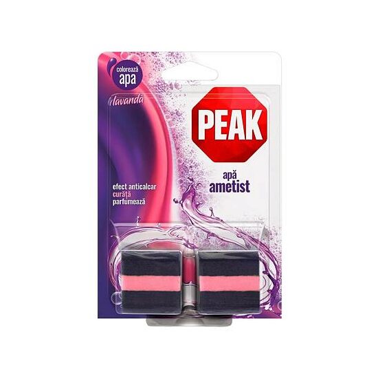 Tablete WC Peak, Lavandă, pachet 2x50g