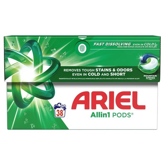 Capsule detergent Ariel All-in-1 Pods Mountain Spring – 38 buc