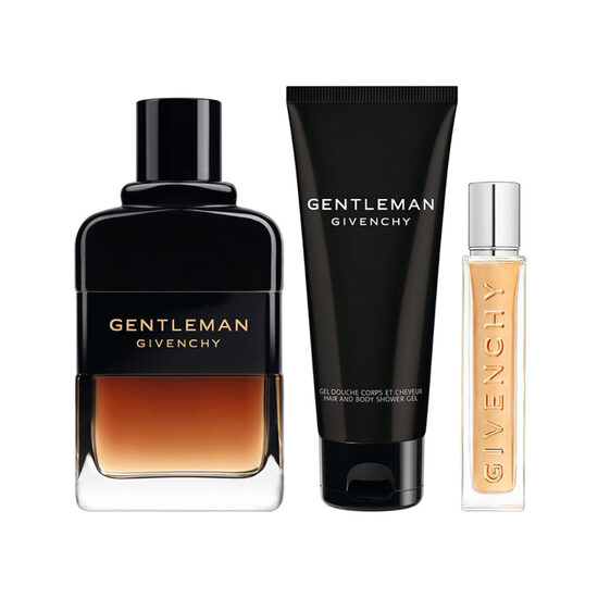 Set Cadou Givenchy Gentleman Réserve Privée (Apă de Parfum 100 ml + Gel de Duș 75 ml + Mini Apă de Parfum 12,5 ml)