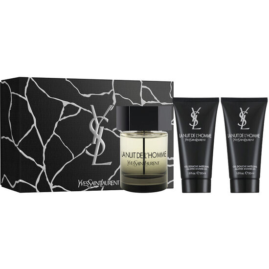 Set Cadou Yves Saint Laurent La Nuit de L’Homme (Apă de Toaletă 100 ml + 2 Geluri de Duș 50 ml)