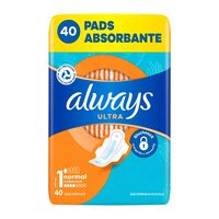 Absorbante Always Ultra, 40 bucăți