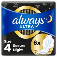 Absorbante Always Ultra Night, Pachet Mix Mărimi, 4×6 bucăți