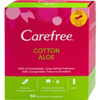 Protej-Slip Carefree Aloe, 56 bucăți/set