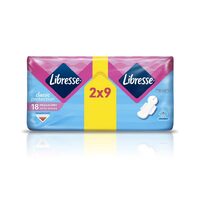 Absorbante Libresse Classic Normal, 18 bucăți/set
