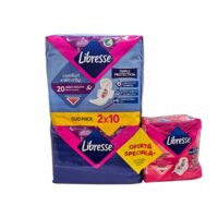 Pachet Libresse Maxi Goodnight 20 buc + Ultra Normal 10 buc