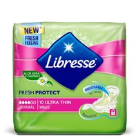 Absorbante Libresse Ultra Aloe Vera, 10 bucăți/set