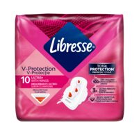 Absorbante Libresse Ultra Normal, 10 bucăți/set