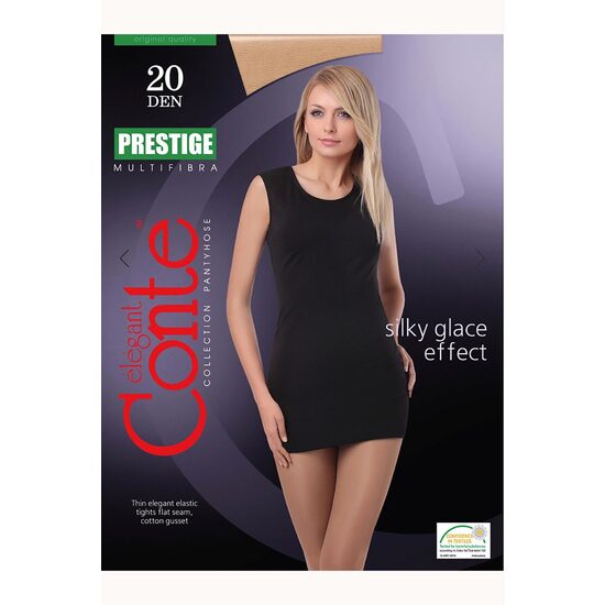 Dresuri Conte Prestige, 20DEN, Mărimea 2, Natural