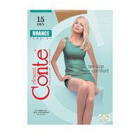 Dresuri Conte Nuance, 15DEN, Mărimea 2, Bronz