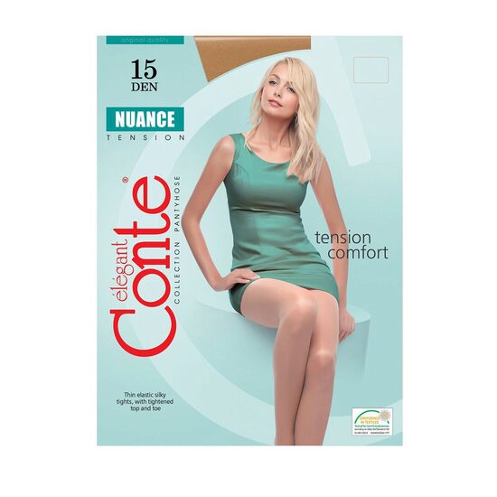 Dresuri Conte Nuance, 15DEN, Mărimea 2, Bronz