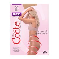 Dresuri Conte Active, 20DEN, Mărimea 2, Natural