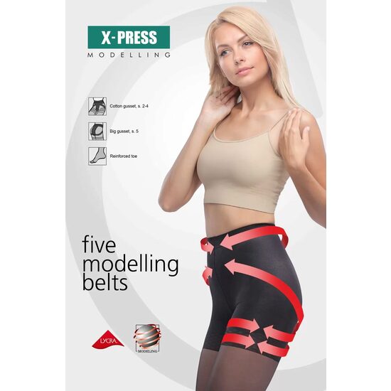 Dresuri Conte Xpress, 20DEN, Mărimea 5, Negru