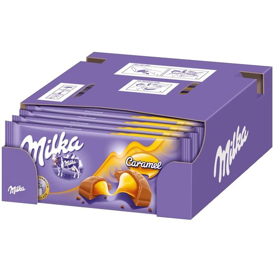 Pachet 21x Ciocolata Milka cu caramel 100g