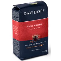 CAFEA DAVIDOFF RICH AROMA BOABE 500GR