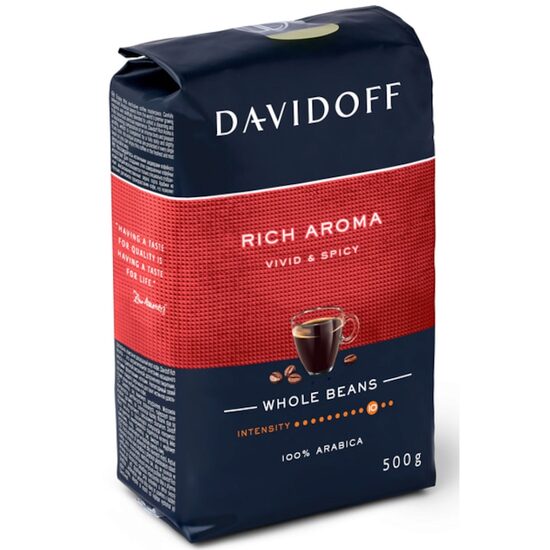 CAFEA DAVIDOFF RICH AROMA BOABE 500GR