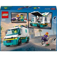 LEGO City – Ambulanță de Urgență + Set de Intervenție