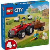 LEGO City – Tractor Fermă + Remorcă cu Oi
