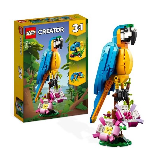 LEGO Creator – Papagal Exotic 3 în 1