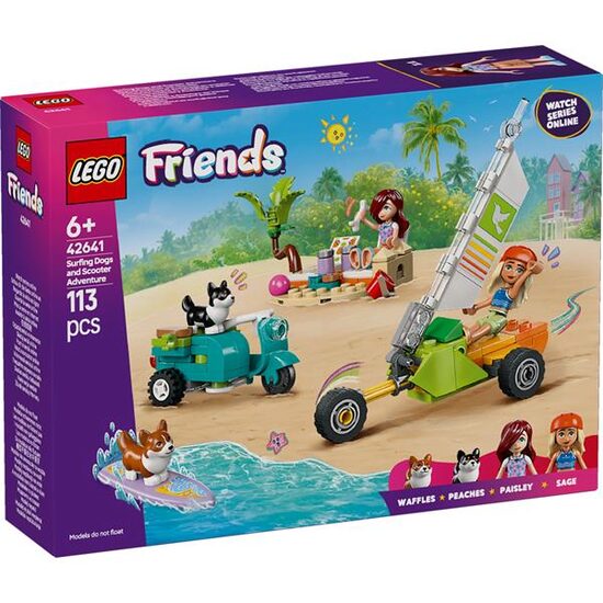 LEGO Friends – Aventura Surfing cu Căţei
