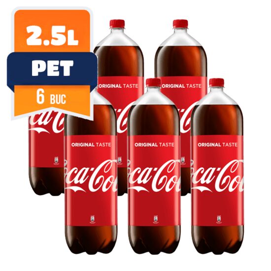 6 x Suc Coca Cola clasic 2.5 L
