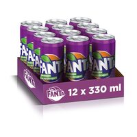 12 x Suc Fanta Struguri, doză, 0,33 L