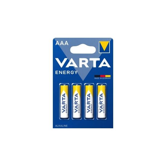 Baterii Varta Energy AAA (R3) – Set 4 bucăți