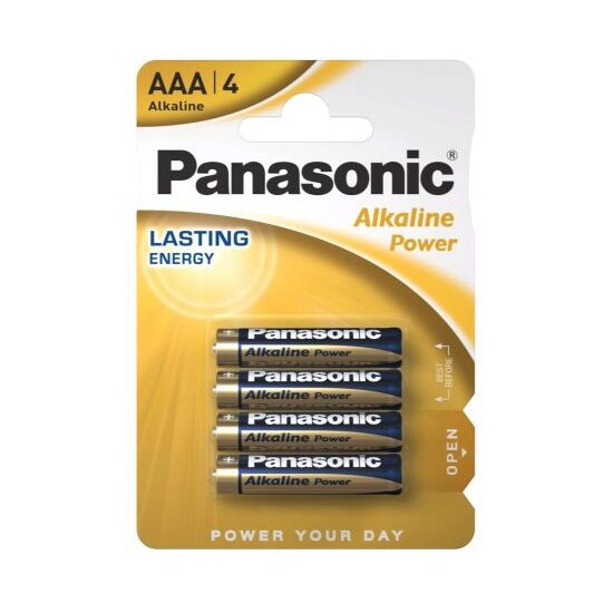 Baterii Panasonic Power Alkaline AAA – Set 4 bucăți