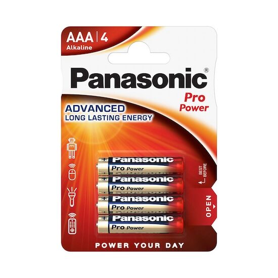 Baterii Panasonic Pro Alkaline AAA – Set 4 bucăți