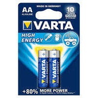 Baterii Varta High Energy AA – Set 2 bucăți