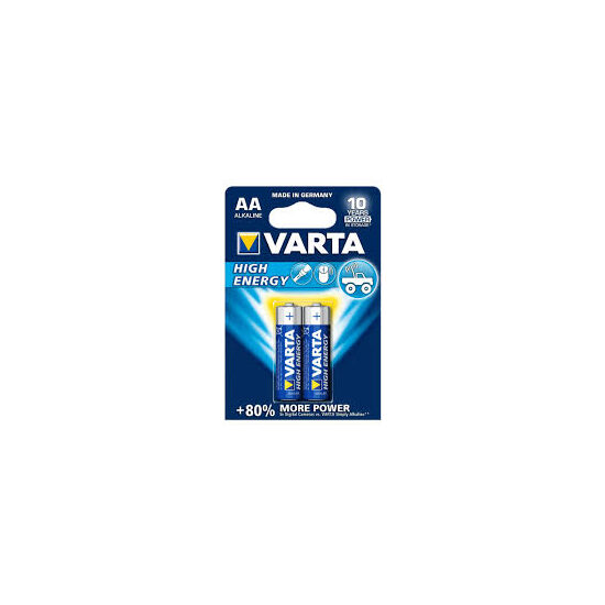 Baterii Varta High Energy AA – Set 2 bucăți
