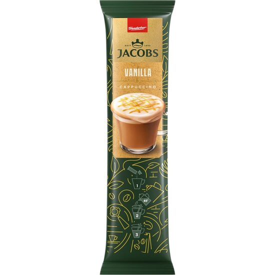 Cappuccino Jacobs cu aromă de vanilie 12 g