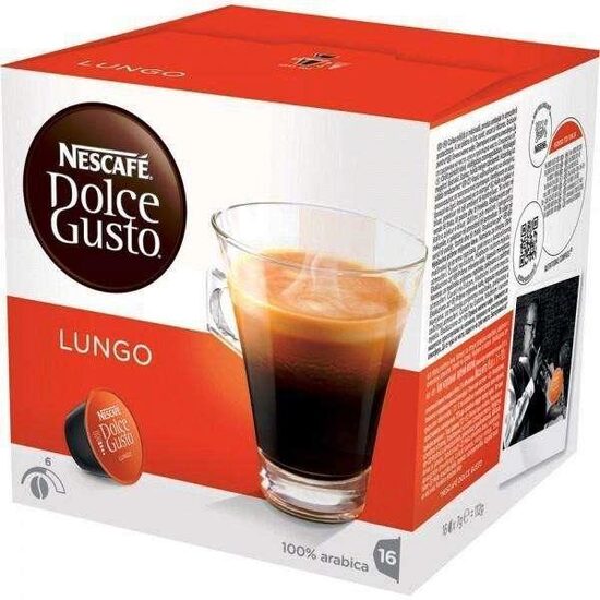 Capsule cafea Nescafé Dolce Gusto Lungo, 16 capsule, 89.6 g