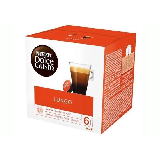 Capsule cafea Nescafé Dolce Gusto Lungo, 16 capsule, 104 g