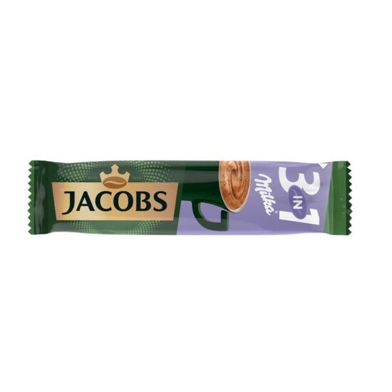 Cafea instant Jacobs 3în1 cu gust Milka – 18 g