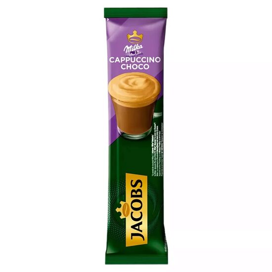 Cappuccino Jacobs cu aromă de ciocolată Milka 18 g