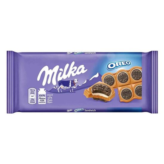 Ciocolată Milka Oreo Sandwich – 92 g