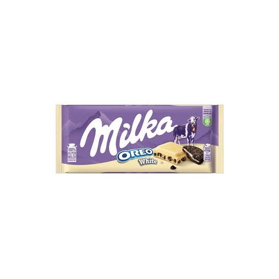 Ciocolată Milka White Oreo – 100 g