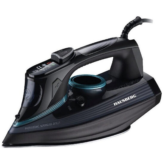 Fier de Călcat cu Aburi Hausberg HB-7825, 3000W, Talpă Ceramică