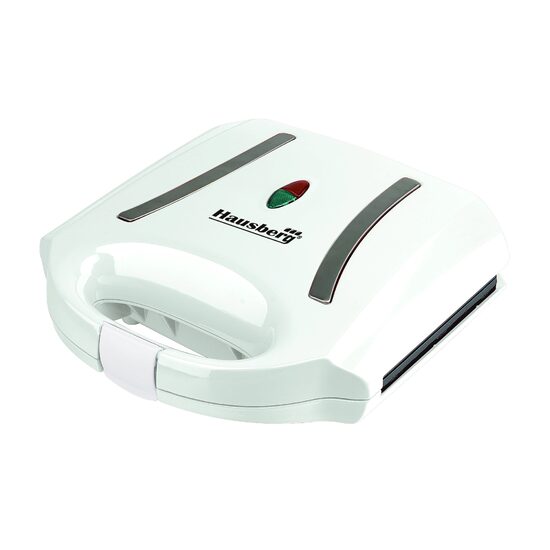 Sandwich-maker Hausberg HB-3535, 800 W, model grill, indicator luminos, placi antiaderente, protectie supraincalzire