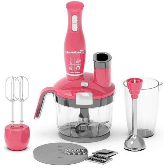 Blender 4 in 1 Hausberg HB-7710RZ, capacitate bol 1.5 l, 1500 W, funcție turbo, diferite culori