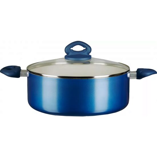 Oala din aluminiu cu strat ceramic HAUSBERG HB712, manere din silicon, capacitate 2l, dimensiune 20x8 cm