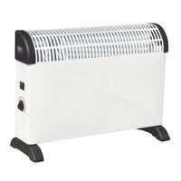 Convector electric Hausberg HB 8190, 2000 W, 3 nivele de putere, termostat reglabil, functie turbo