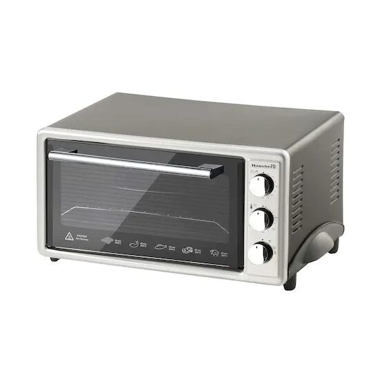 Cuptor Electric Hausberg HB-8000 capacitate 48 Litri, putere 1800W, Temperatura maxima 230 grade, timer prevazut cu alarma sonora