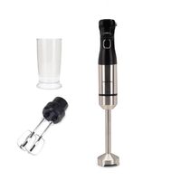 Blender 2 in 1 HAUSBERG HB7704, 1000W, Mixer vertical profesional, 10 trepte de viteză și funcție Turbo, Capacitate pahar 700 ml , Multifuncțional