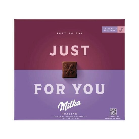 Bomboane Milka cu cacao 45% – 110 g