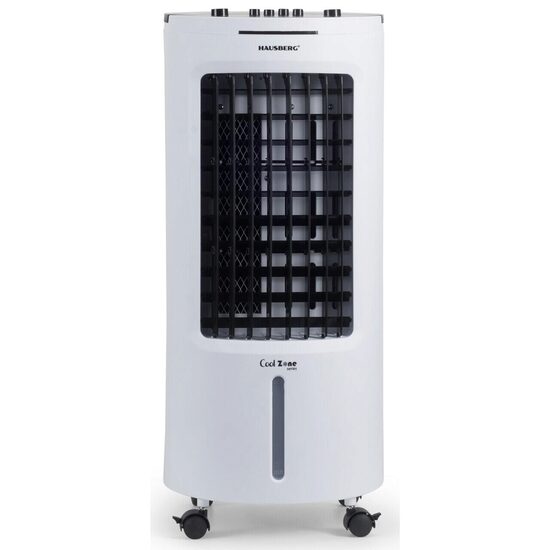 Racitor de aer portabil Hausberg HB-5962, 65–80W, rezervor 7.8L, 3 viteze, oscilatie 60°, pachet gheata inclus