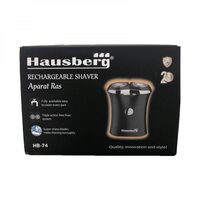 Aparat de ras electric reincarcabil Hausberg 2 baterii 350 mah, incarcare USB, autonomie 8 h, HB-74