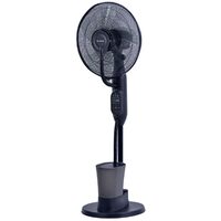 Ventilator umidificator Hausberg HB-5601, 75W, 16 inch, 3 viteze, timer 7.5h, rezervor 2.8L, LCD, telecomanda