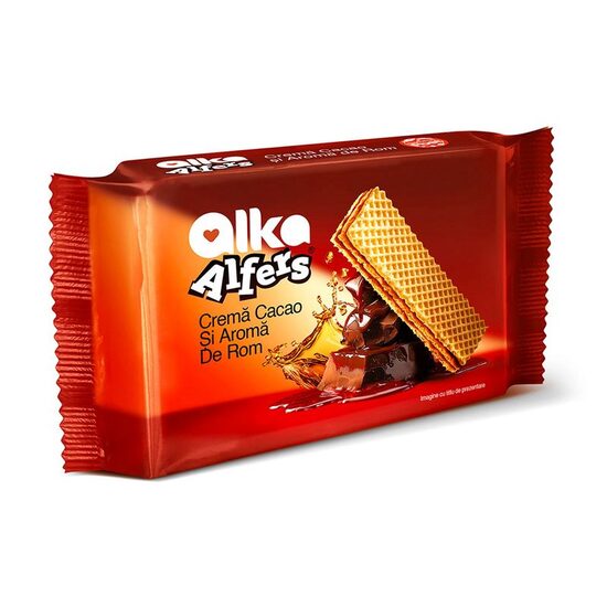 Napolitane Alfers rom și cacao – 170 g