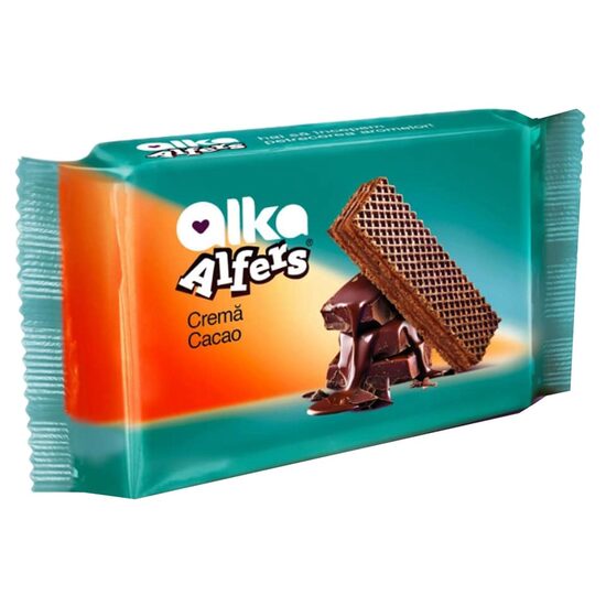 Napolitane Alfers cu cacao – 170 g